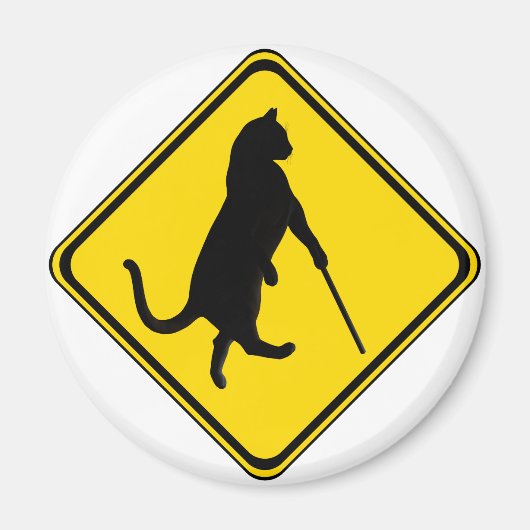 Blind katten kruipen! magneet (Voorkant)
