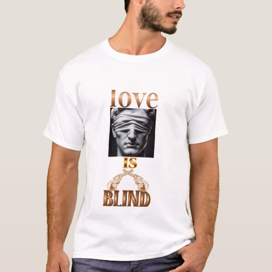 Blind liefde T-shirt minnaar (Voorkant)