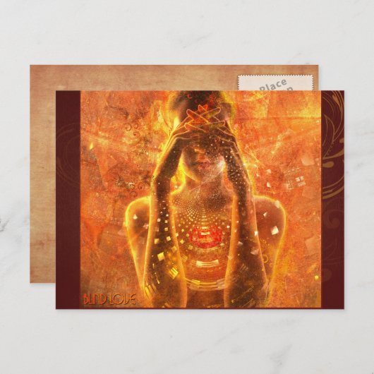 Blind Love Briefkaart (Voorkant / Achterkant)