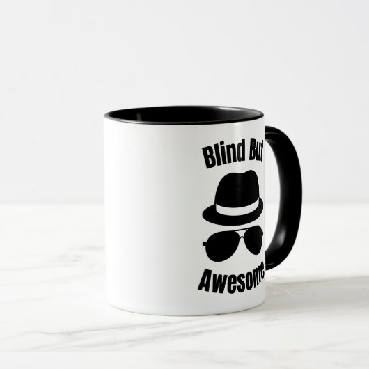 Blind maar Geweldige Mok (Voorkant rechts)