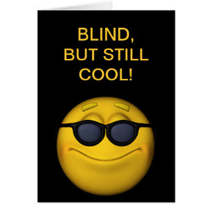 Blind, maar nog steeds cool