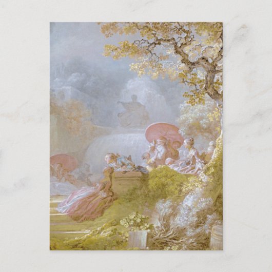 Blind Man Bluff van Jean Honore Fragonard Postcar Briefkaart (Voorkant)