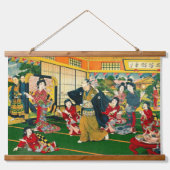 Blind Man Game 47 Ronin Kunstenaar Onbekend 1925 Hangend Wandkleed (Voorkant)