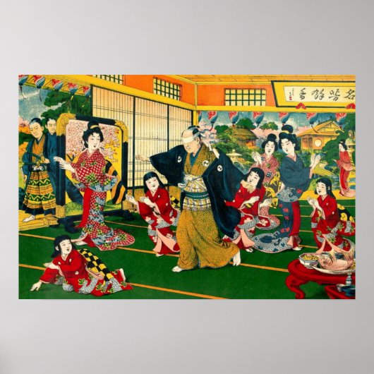 Blind Man Game 47 Ronin Kunstenaar Onbekend 1925 Poster (Voorkant)