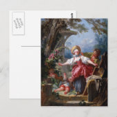 Blind-Mans Bluff van Jean-Honore Fragonard Briefkaart (Voorkant / Achterkant)