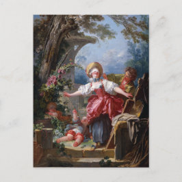 Blind-Mans Bluff van Jean-Honore Fragonard Briefkaart