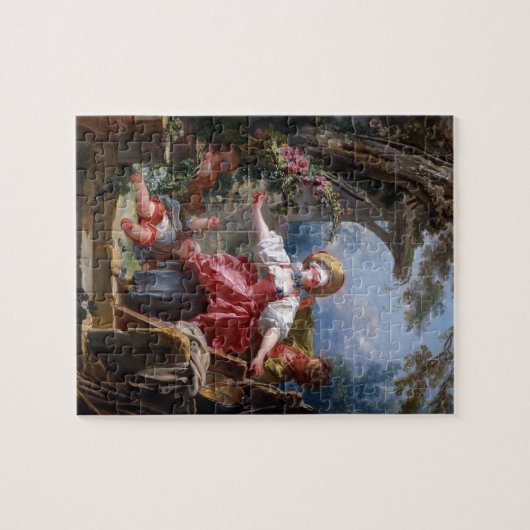 Blind-Mans Bluff van Jean-Honore Fragonard Legpuzzel (Horizontaal)