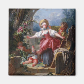 Blind-Mans Bluff van Jean-Honore Fragonard Magneet (Voorkant)