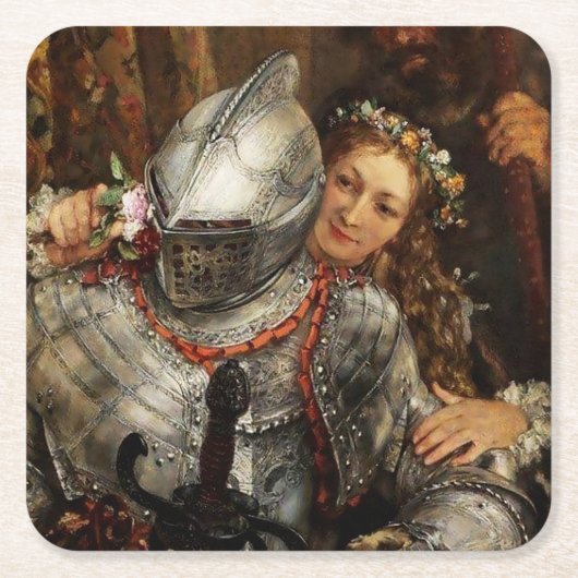 Blind Mans Buff van Adolph Menzel Kartonnen Onderzetters (Voorkant)