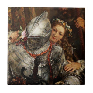 Blind Mans Buff van Adolph Menzel Tegeltje