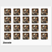 Blind Mans Buff van Adolph Menzel Vierkante Sticker (Vel)