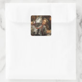 Blind Mans Buff van Adolph Menzel Vierkante Sticker (Tas)