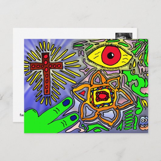 Blind Muddy Vision #2 Briefkaart (Voorkant / Achterkant)