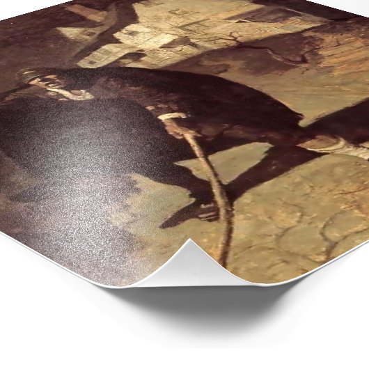 "Blind Pew" Pirate Art van NC Wyeth Foto Afdruk (Hoek)