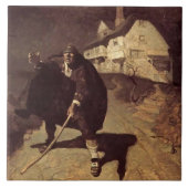 “Blind Pew” Piratenskunst van NC Wyeth Tegeltje (Voorkant)