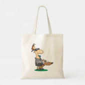 Blind Referee die een Canvas tas met een fluitje b (Achterkant)