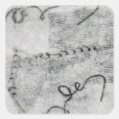 Blind reliëf vierkante sticker (Voorkant)