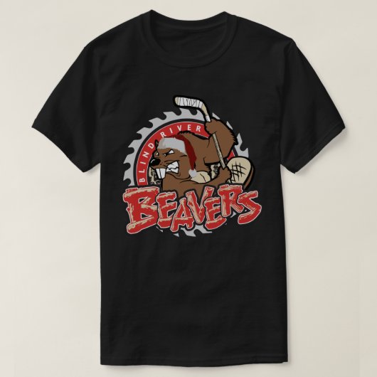 Blind River Beavers Sticker T-shirt (Design voorkant)