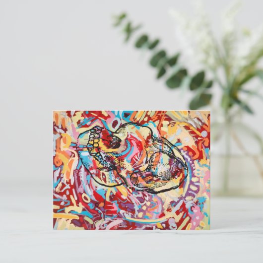 Blind Shaman Briefkaart (Staand voorkant)