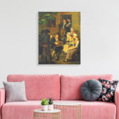 Blind Singer, 1828 Canvas Afdruk (Insitu (Woonkamer))