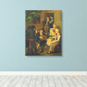 Blind Singer, 1828 Canvas Afdruk (Insitu (Houten vloer))
