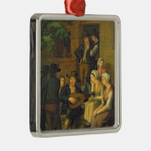 Blind Singer, 1828 Metalen Ornament (Rechts)