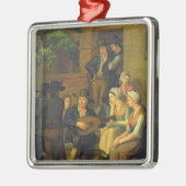 Blind Singer, 1828 Metalen Ornament (Links)