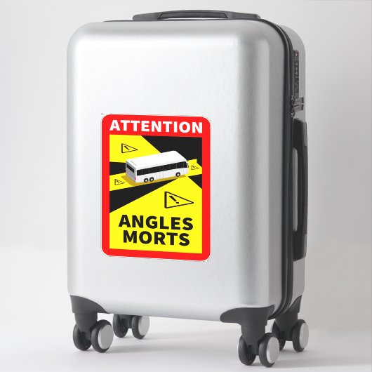 Blind Spot Angles Morts - Bus Sticker (Koffer)
