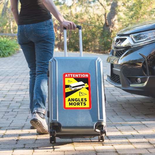 Blind Spot Angles Morts - Bus Sticker (Koffer Insitu)