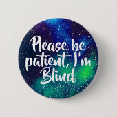 Blind sterrenstelsel ronde button 5,7 cm (Voorkant)