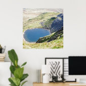 Blind Tarn Dow Crag Lake District Cushion Poster (Thuiskantoor)