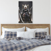 Blind Throne - Dark Fantasy Gothic Warrior Canvas Afdruk (Insitu (Slaapkamer))