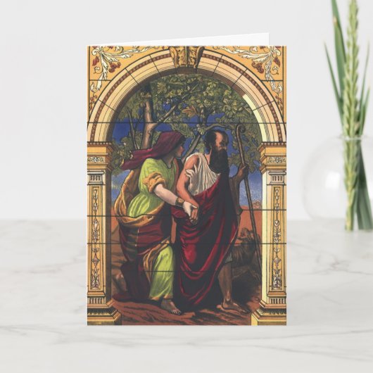 Blind Tobit en Wife Anna,  religie Kaart (Voorkant)