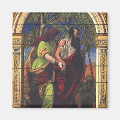 Blind Tobit en Wife Anna, religie Magneet (Voorkant)