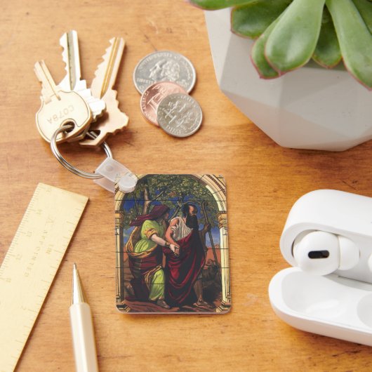 Blind Tobit en Wife Anna,  religie Sleutelhanger (Bureau)