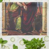 Blind Tobit en Wife Anna, religie Theedoek (Gevouwen)