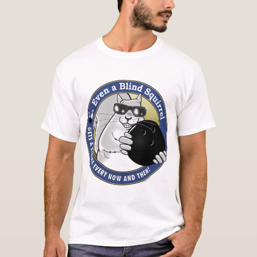 Blind vierkant t-shirt (Voorkant)