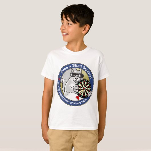 Blind vierkant t-shirt (Voorkant volledig)