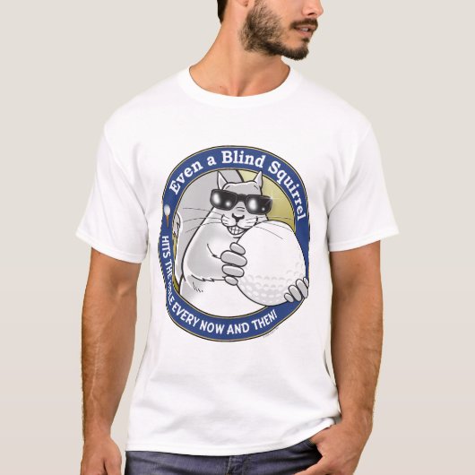 Blind vierkant t-shirt (Voorkant)