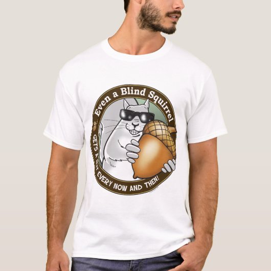 Blind vierkant t-shirt (Voorkant)