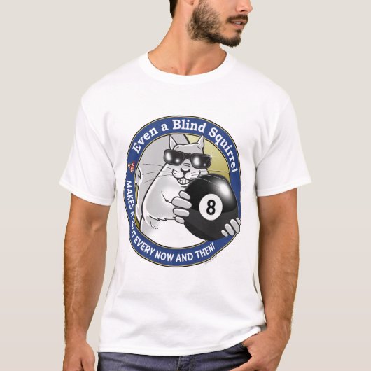 Blind vierkant t-shirt (Voorkant)