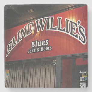Blind Willies Virginia Highland Atlanta Marble Sto Stenen Onderzetter