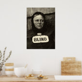 Blind Woman, New York 1917 Poster (Keuken)