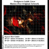 Blinddoek Koningin van de Gotische raven FC5L deco Tissuepapier