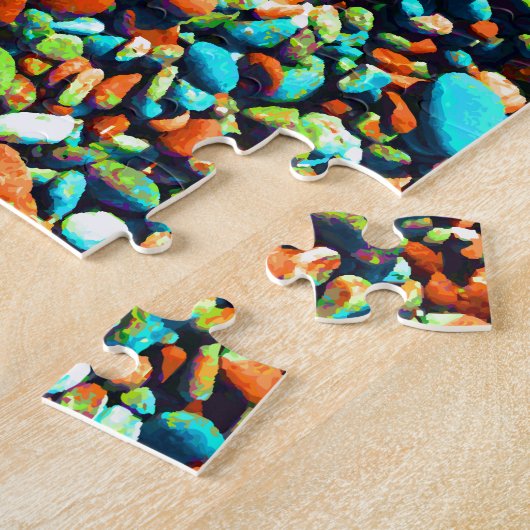 Blinde Beach Rocks Legpuzzel (Zijkant)