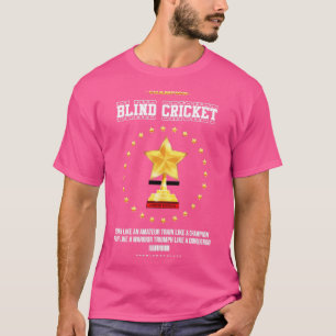 Blinde cricket3 t-shirt