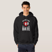 blinde date flirt person Wanna Blind Date Hoodie (Voorkant volledig)