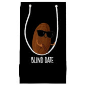 Blinde datum Funny Fruit Pun Dark BG Klein Cadeauzakje (Voorkant)