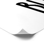 Blinde datum Funny Fruit Pun Poster (Hoek)