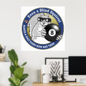 Blinde eekhoornpool poster (Thuiskantoor)